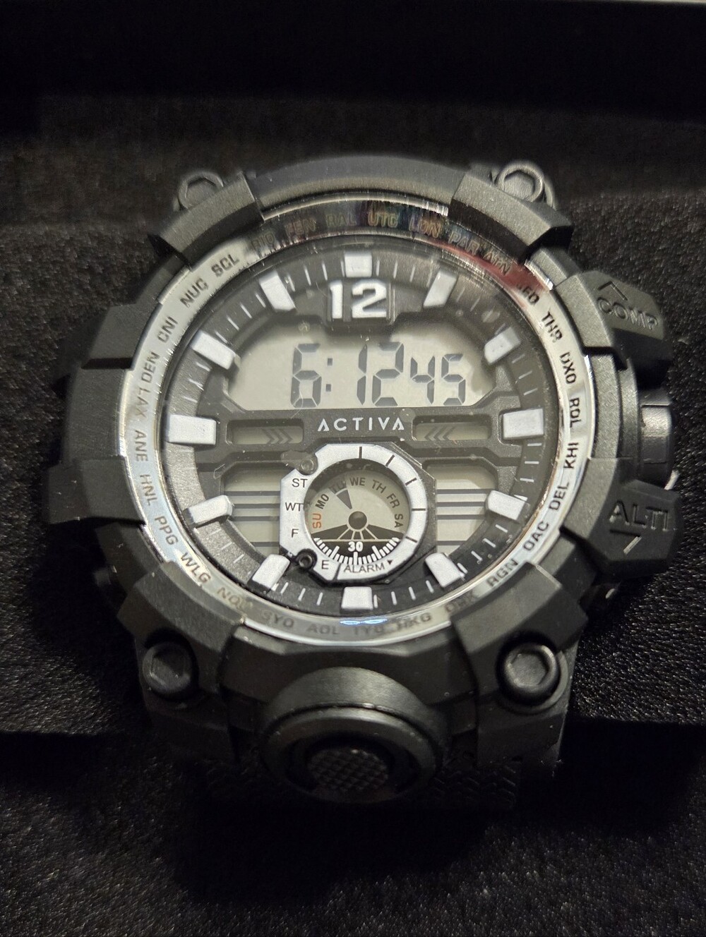 Invicta X Activia Men's 52mm Black Digital Sport Watch NIB - Picture 4 of 8